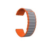 DailyObjects Rim Snap On 22 mm Watchstrap/band compatible with Samsung/OnePlus/Fitbit Smartwatches (22mm) (Watch not Included), Orange, 22mm, Casual