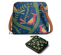DailyObjects Trapeze Sling Crossbody Bag for Women and Latest Stylish Zip Wallet Purses for Women's, Girls | Durable Vegan Leather | Ladies Mobile Sling Bag | Zipper Closure | Made in India (Combo