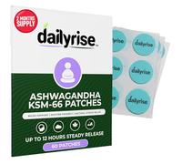 Dailyrise Ashwagandha KSM-66 Patches - 2 Months Supply | High Strength Fabric Patches for Calm, Relaxation, Stress Balance & Daily Wellness | Natural Routine - Friendly Alternative