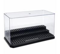 DailyTrends Acrylic Minifigure Display Case - Clear Dustproof 3-Tier Mini Figure Display Case Mini Figures, Collector Storage Box (Compatible with Lego Minifigure)