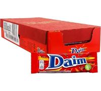 Daim Chocolate Bar 28g Pack of 36 Boxed Packed Famous Swedish Chocolate Bar Ideal Present for Christmas, Birthday | Swedish Daim Bar with Roasted Almond Chocolate