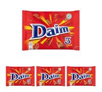 Daim Chocolate Bar Multipack, Crunchy Almond Caramel Covered in Milk Chocolate, Multipack of 12 x 28 g (Pack of 1)