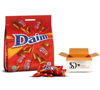 Daim Mini Chocolate Bag 200g - Crunchy Almond Caramel Milk Chocolate Bites - Individually Wrapped Mini Treats | Treat Gift Hamper for Christmas, Birthday, Easter Celebrations
