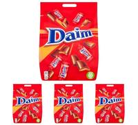 Daim Mini Chocolate Bag, Crunchy Almond Caramel Covered in Milk Chocolate, 200 g (Pack of 4)