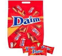 Daim Minis Pouch Chocolate Bag 200g - Iconic Milk Chocolates with Crunchy Almond Caramel Centre - Perfect Chocolate Gift & Share Bag - Made with Sustainably Sourced Cocoa - Cocoa Life Certified