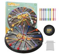 Daimeitec Rope Untangling Puzzle Game, Brainy Strategy Board Game Challenge for Kids & Adults- Multi-Level Logic Game Travel-Friendly Educational Toys