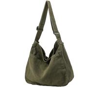 DAINAOTM - Casual Canvas Crossbody Bag for Women Men Large Travel Work Messenger Bag, 1 - Army Green, Grande