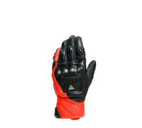 Dainese 4-Stroke 2 Black/Fluo-Red Sports Touring Urban Leather Motorcycle Gloves