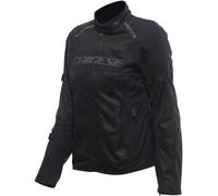 DAINESE - Air Frame 3 Tex Jacket Wmn, Summer Motorcycle Jacket with Detachable Windproof Lining, Woman, Black/Black/Black, 44