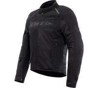 DAINESE - Air Frame 3 Tex Jacket, Summer Motorcycle Jacket with Detachable Windproof Lining, Man, Black/Black/Black, 48