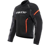 DAINESE DAINESE - Jacket Air Frame 3 Tex Black / Black / Red-Fluo 52