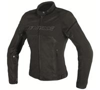 Dainese Air Frame D1 Lady Tex Jacket, Windproof Motorcycle Jacket, Women, Black/Black/Black, 44