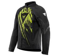 Dainese Herosphere Tex Motorcycle Jacket - Black/Flo Yellow Tarmac (09J)
