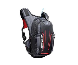Dainese Alligator Backpack, Hydration Backpack Motorcycle, Black/Red, N