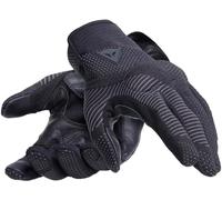 Dainese - Argon Gloves, Knit Fabric Motorbike Gloves with Knuckle Protectors, Tear Closure, Touch Screen Compatibility, Men's Motorcycle Gloves S, Black