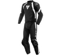 DAINESE AVRO 4 ST leather suit 2-piece matt black-white 60 short