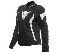 DAINESE - Avro 5 Tex Jacket Wmn, Textile Motorcycle Jacket, with Protections, Black/White, 52