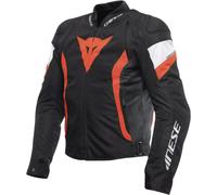 DAINESE AVRO 5 Textiljacke schwarz-fluo-rot-weiß 62