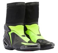Dainese Axial 2 Motorcycle Motorbike Sports Racing Boots - Black / Fluo Yellow
