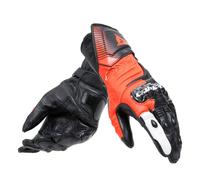 Dainese Carbon 4 Leather Motorcycle Gloves Long Size S Racing Black Red