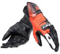Dainese Carbon 4 Long Motorcycle Gloves, black-white-red, size XS