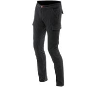 Dainese Cargo Slim Tapered Motorcycle Textile Pants, black, size 41 for Men