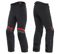 DAINESE CARVE MASTER 3 GTX BLACK RED WATERPROOF MOTORCYCLE TOURING TROUSERS