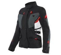 DAINESE CARVE MASTER 3 LADY GORE-TEX textile jacket black-ebony-lava red 44