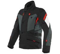 Dainese Motorbike Carve Master 3 Gore-Tex Jacket Black Ebony Lava Red
