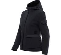 Dainese Centrale Absoluteshell Pro Ladies Hooded Motorcycle Textile Jacket Black