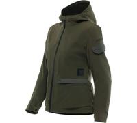 Dainese Centrale Absoluteshell Pro Ladies Hooded Motorcycle Textile Jacket Green