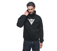 Dainese - Daemon-X Safety Hoodie Full Zip, Fabric Motorcycle Sweatshirt, Shoulder And Elbow Protectors, Men's Motorcycle Jacket, Black/Black/White, 48