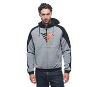 Dainese Daemon-X Safety Motorcycle Zip Hoodie, black-grey-red, size 56