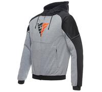 Dainese Daemon-X Safety Motorcycle Zip Hoodie, black-grey-red, size 50
