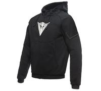 Dainese Motorbike Motorcycle Daemon-X Safety Hoodie Full Zip - Black / White