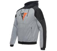 Dainese Daemon-X Safety Motorcycle Zip Hoodie, black-grey-red, size 50