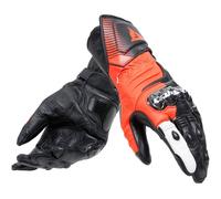 DAINESE DAINESE - Gloves Carbon 4 Long Black / Fluo-Red / White S