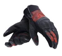 Dainese Fulmine D-Dry Motorcycle Gloves, black-red, size S for Men