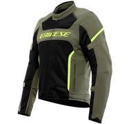 DAINESE DAINESE - Jacket Air Frame 3 Tex Army Green / Black / Fluo Yellow 50