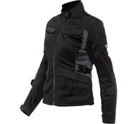Dainese Ladies Desert Textile Motorcycle Motorbike Jacket Black / Black / Ebony