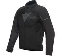 Dainese - Ignite Air Tex Jacket, Summer Motorcycle Jacket, Mesh Fabric, Men's Motorcycle Jacket, Soft Protections, Black/Black/Grey Reflex, 44