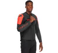 DAINESE DAINESE - Jacket Racing 5 Leather Black / Black / Red-Fluo 62