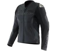 DAINESE DAINESE - Jacket Racing 5 Perf Leather Lady Black / Black 48