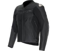 DAINESE DAINESE - Jacket Racing 5 S/T Leather Black / Black / Black 46T