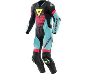 DAINESE DAINESE - Suits Laguna Seca 6 Perf 1 PC Black / Water / Fuxia 60