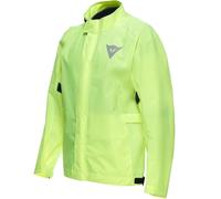 Dainese - Ultralight Rain Jacket, Foldable Rain Jacket for Motorcycles, Waterproof and Windproof, for Men and Women, Fluo Yellow, M