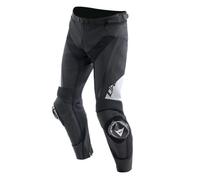 Dainese Delta 4 Leather Motorcycle Motorbike Trousers Pants 622 Black White
