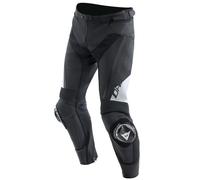 Dainese Delta 4 Motorcycle Leather Pants, black-white, size 52
