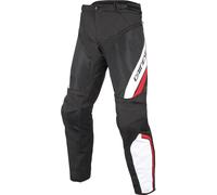 Dainese Drake Air D-Dry Motorcycle Textile Pants, black-white-red, size 62 for Men
