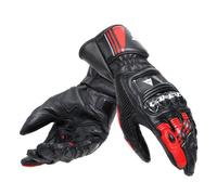 Dainese Druid 4 Black/Lava-Red/White Sport Track Touring Urban Leather Motorc...